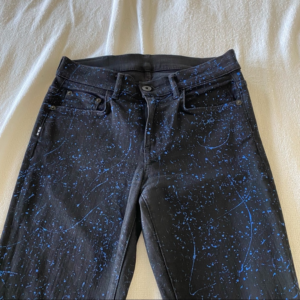 Proenza Schouler Mid-Rise Painted Jeans